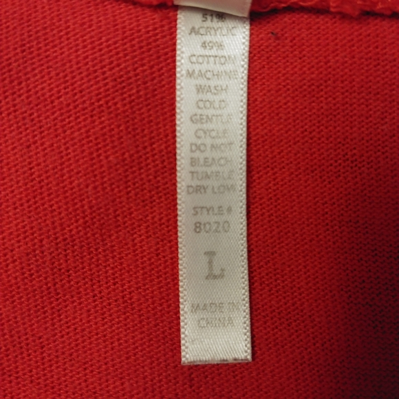 Glory Story. Size Lg. Pink Button Cardigan. - Picture 3 of 3